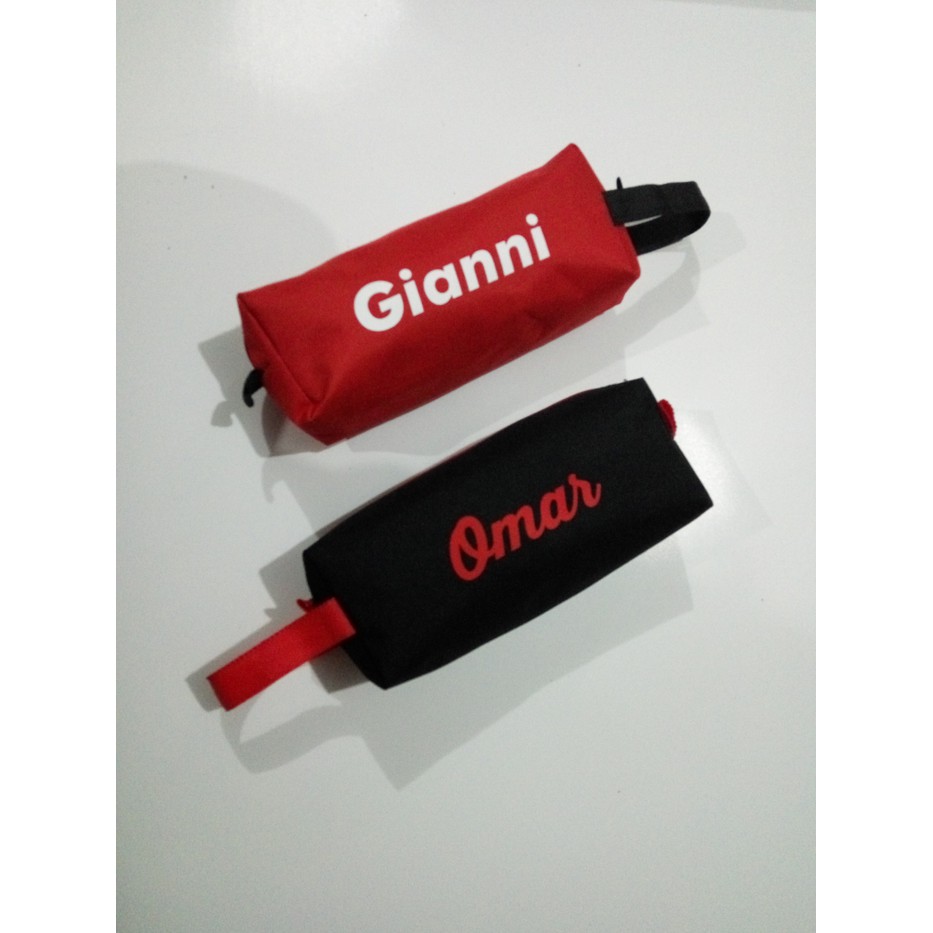 

TEMPAT PENSIL CUSTOM | TEMPAT PULPEN GOS | TULIS NAMA/BRAND SUKA SUKA