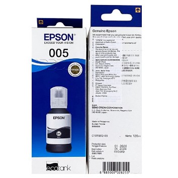 Epson Tinta Botol / Ink Bottle 005 Black / Hitam / BK