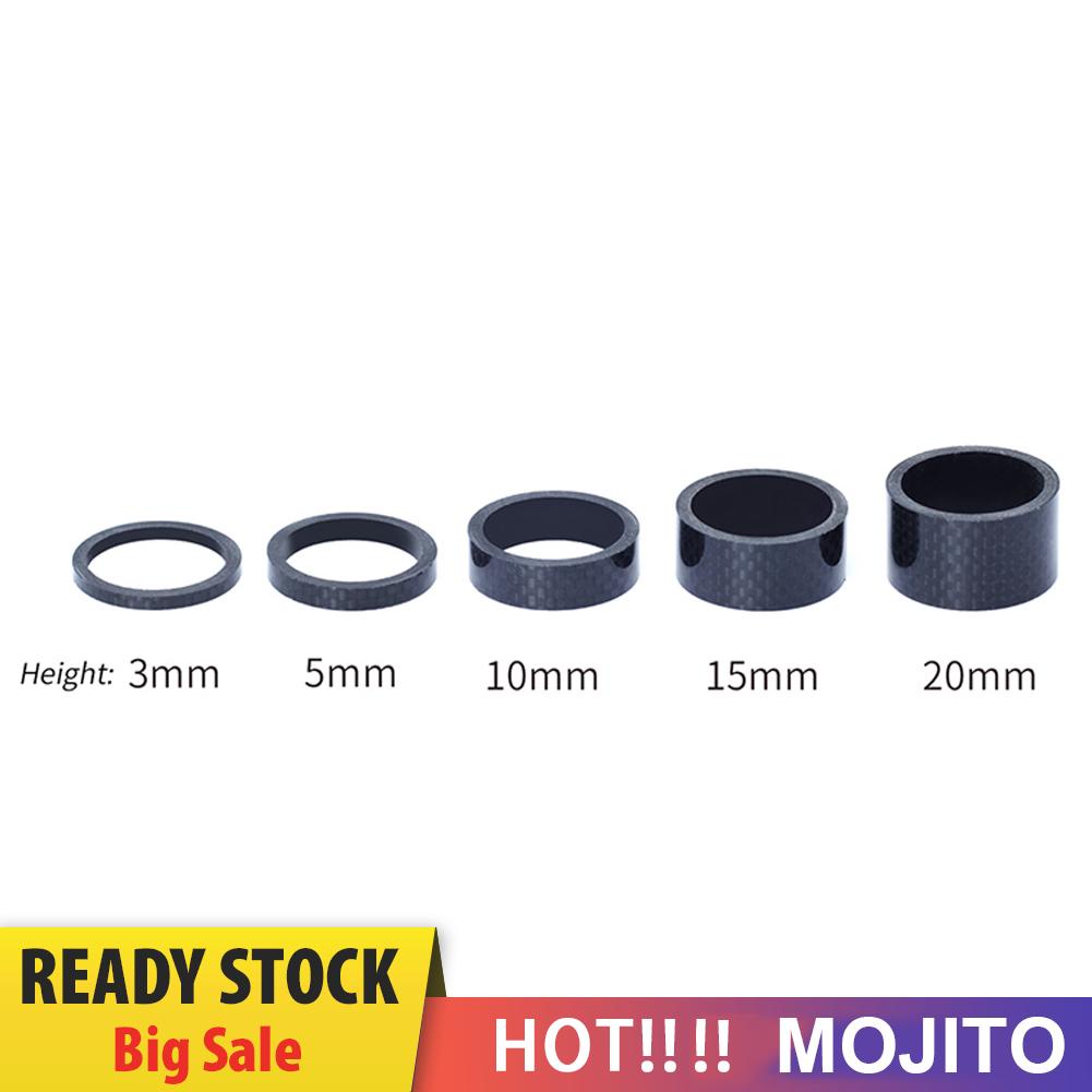 Risk Gasket Spacer Fork Depan Sepeda 28.6mm Bahan Karbon Fiber