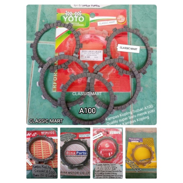 KAMPAS KOPLING SUZUKI A100 A100 ECONOS XSUPER