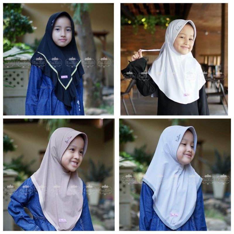 Kerudung anak by linalivia hijab