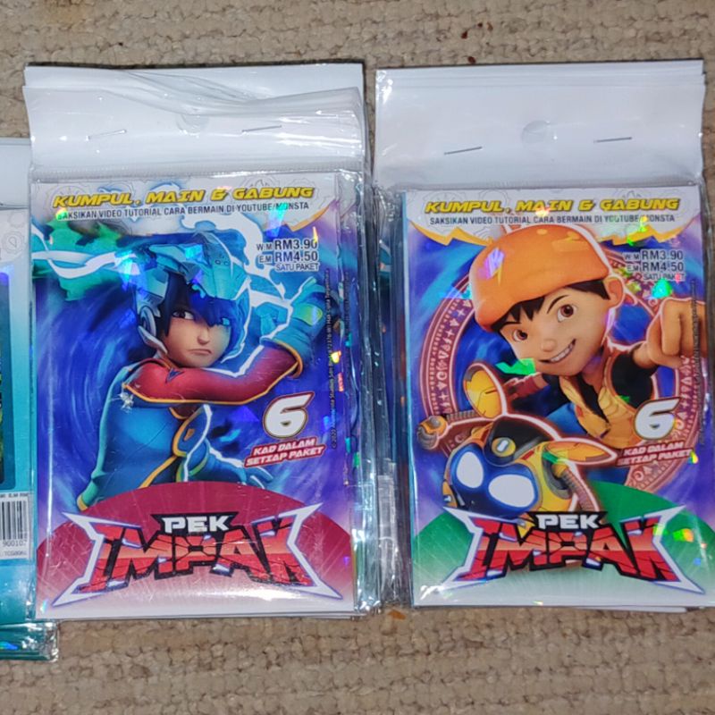 BoBoiBoy Galaxy Cards Pek Impak