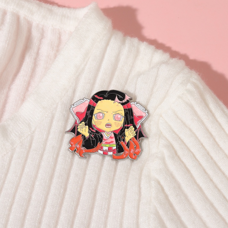 Bros Pin Enamel Desain Kartun Anime Peripheral Untuk Koleksi Tas Ransel