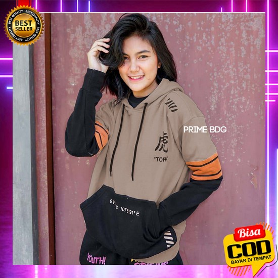 Hoodie Wanita Korea I Suiter Hodie Cewek Bahan Fleece Terbaru Hoodie Wanita Mewah Oodie Polos Hoodie