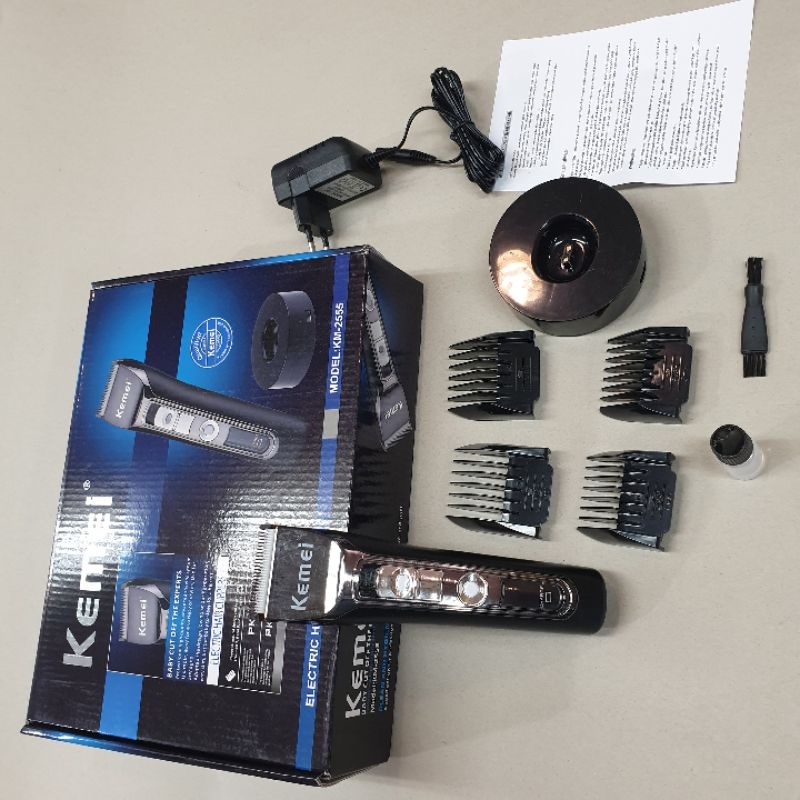 Alat Cukuran Rambut Kemei Bayi Wanita km2555 Hair Clipper Cas