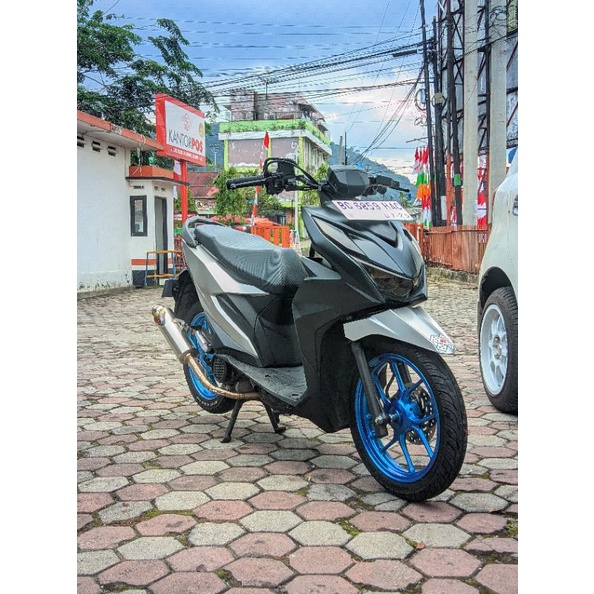 Knalpot motor racing verox original for beat street.