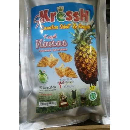 

Keripik pisang So Kressh rasa NANAS