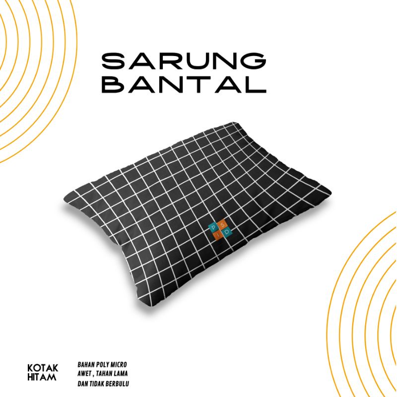 sarung bantal Guling random