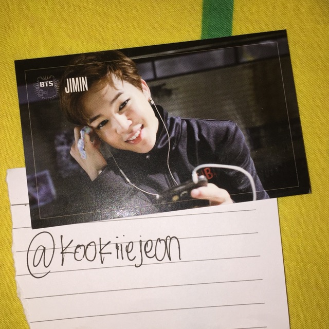 BTS JIMIN PHOTOCARD DNW