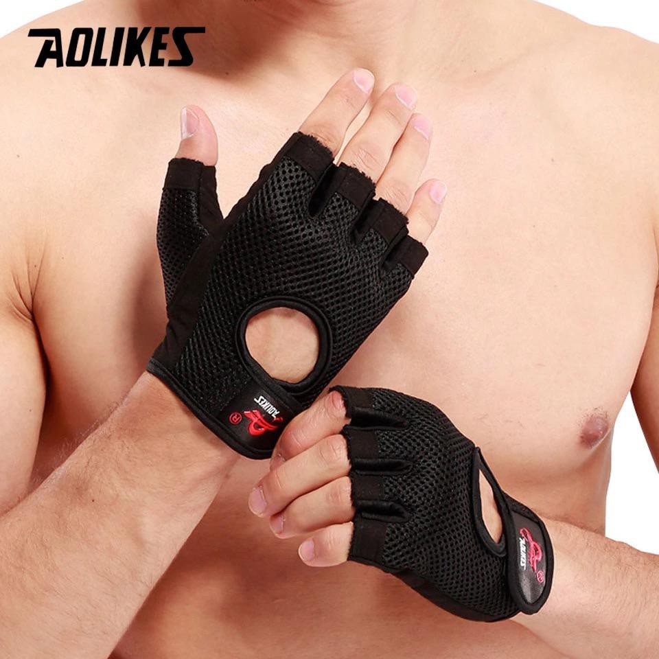 AOLIKES 1679 Neoprene Gloves / Sport Fitness Gloves Gym - Sarung Tangan Olahraga Fitness GYM Sepeda