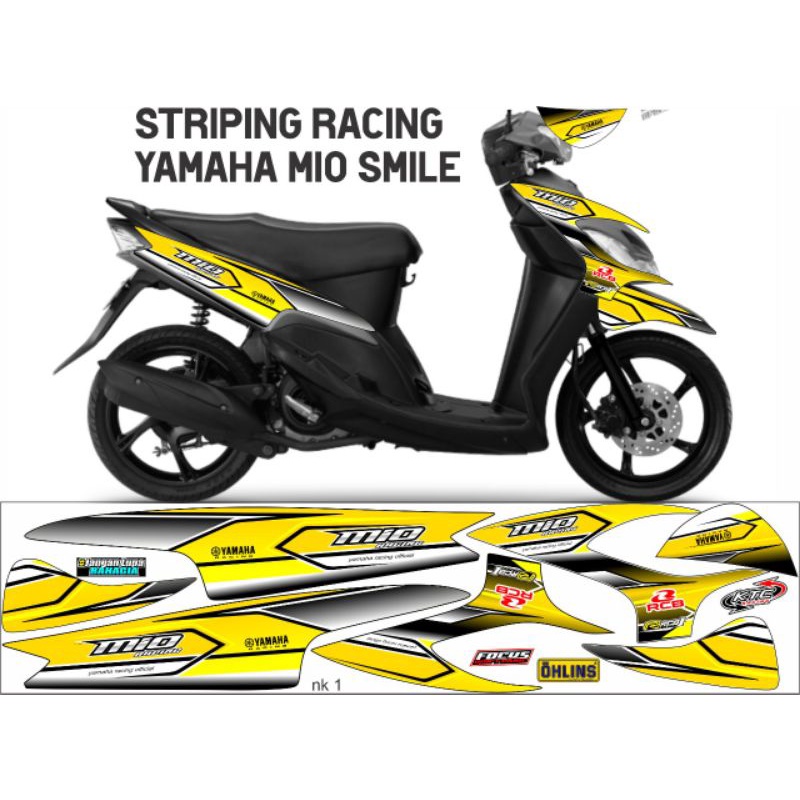 STRIPING YAMAHA MIO SMILE RACING