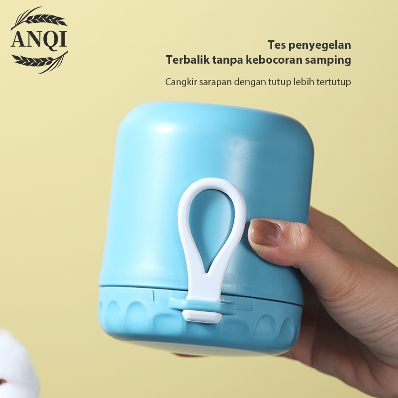 ANQI 1888 Cangkir sup Tahan Panas Tetap Hangat Cup Free Sendok BPA Free VS-78