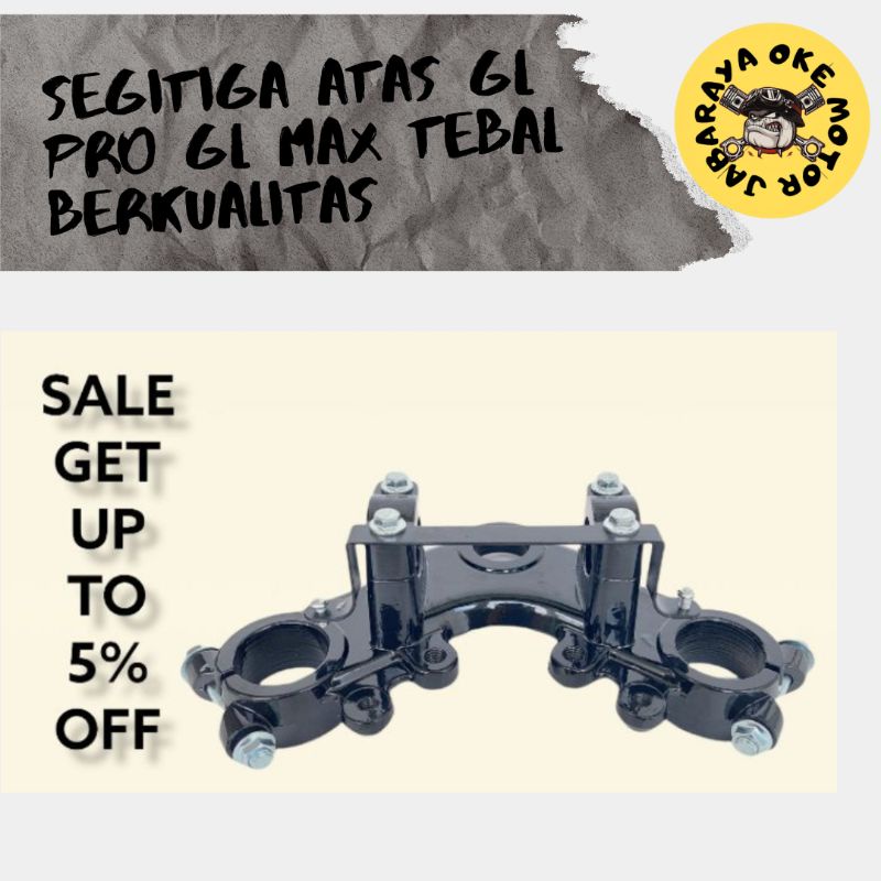 SEGITIGA ATAS GL PRO GL MAX TEBAL BERKUALITAS ORI