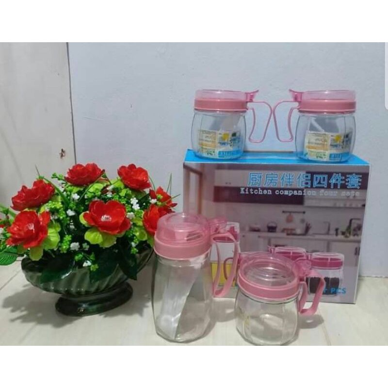 Toples Tempat Bumbu Kitchen Supplies Set 4