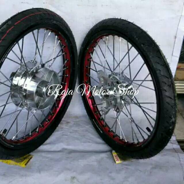 Velg TDR berkualitas set plus ban motor CB 150, Tiger Revo, MegaPro Primus ring 17 x 140/140