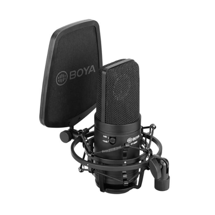 Boya BY-M800 Large Diaphragm Cardioid Condenser - Microphone Mic - Garansi Resmi 1 Tahun