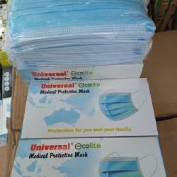Masker Medis 3ply isi 50 /earloop  - Masker Anti Virus - Earloop Masker - Masker bedah
