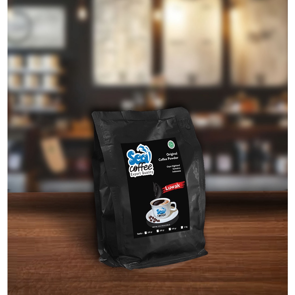 

Kopi Gayo Luwak Liar 100% Asli Bubuk/Roasted beans 200 Gram