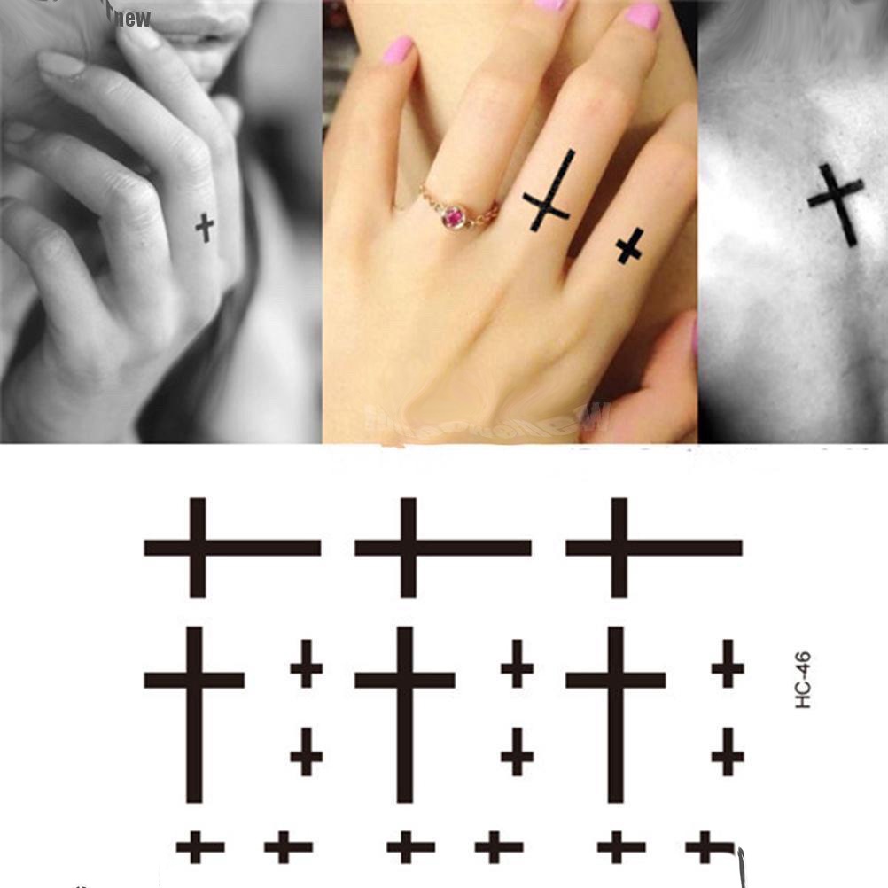 Tato Salib - Tattoo Temporary - Tato Temporer