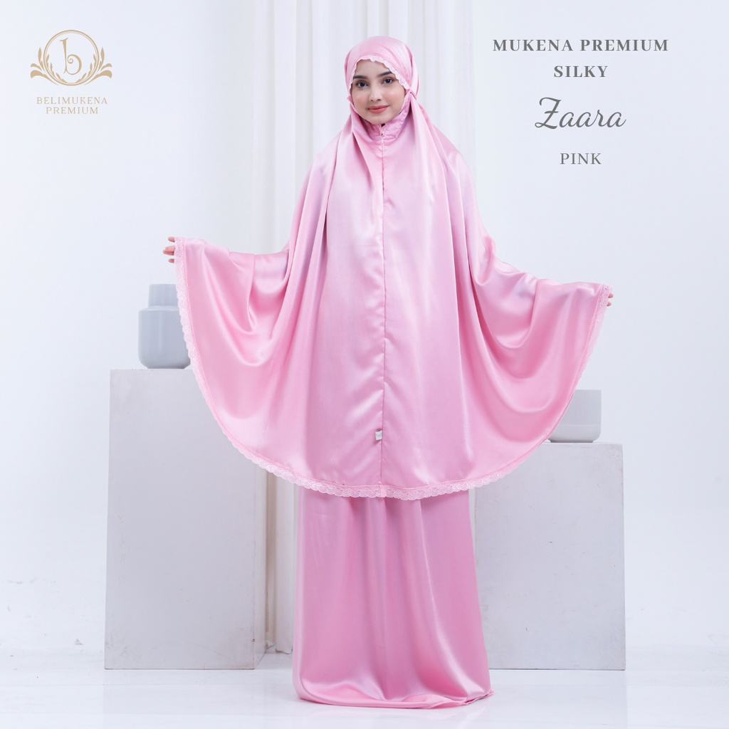 Mukena Dewasa 2in1 Premium Zaara Silky Set Sajadah