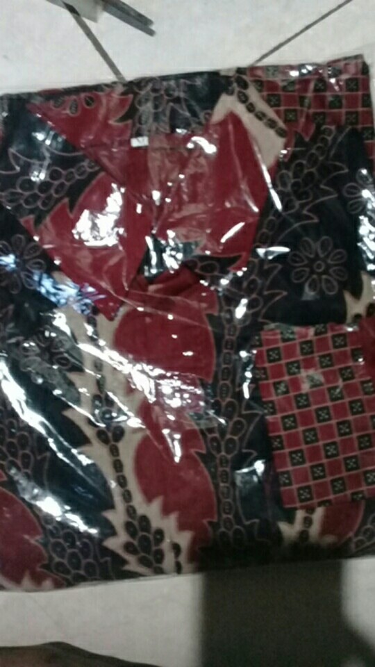 Kemeja Batik Pria Lengan Panjang Size M L Xl Xxl Xxxl