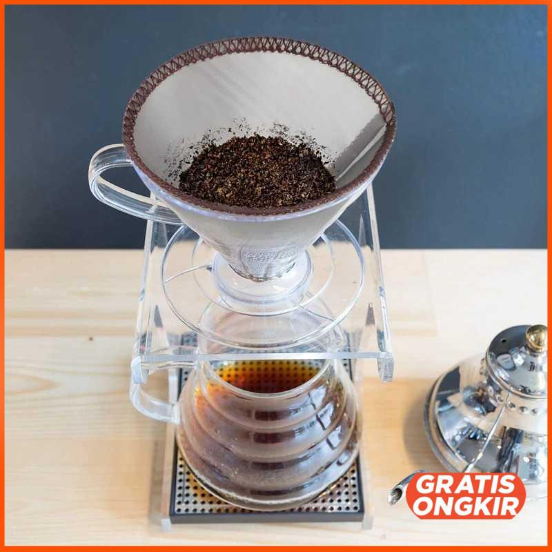 Filter Penyaring Kopi V60 Cone Coffee Dripper Reusable - FGX60