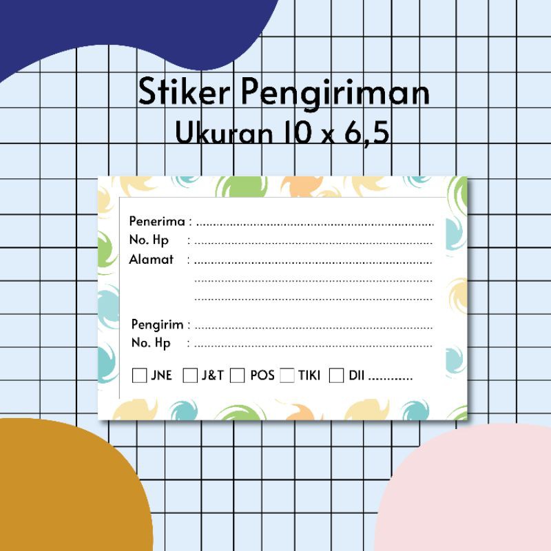 

STIKER PENGIRIMAN ONLINE SHOP COLORFULL