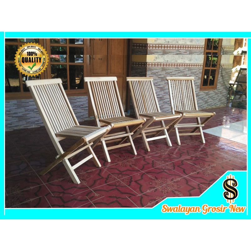 SG03 KURSI LIPAT TERAS KAYU JATI MENTAHAN BELUM WARNA KURSI TERAS JATI BERKUALITAS FURNITURE JEPARA