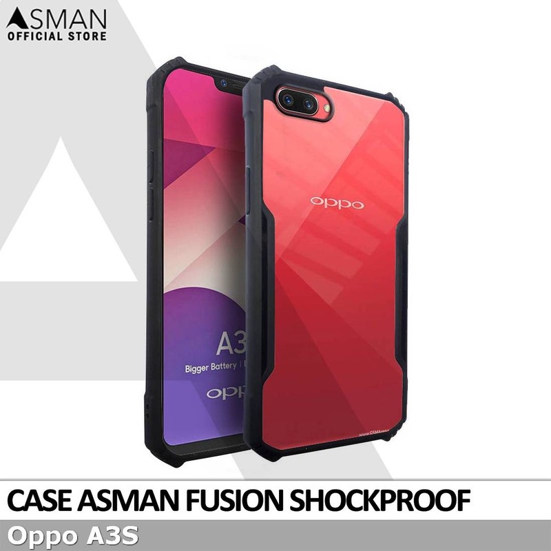 Asman Fusion Oppo A3s Case Premium Amor Acrylic