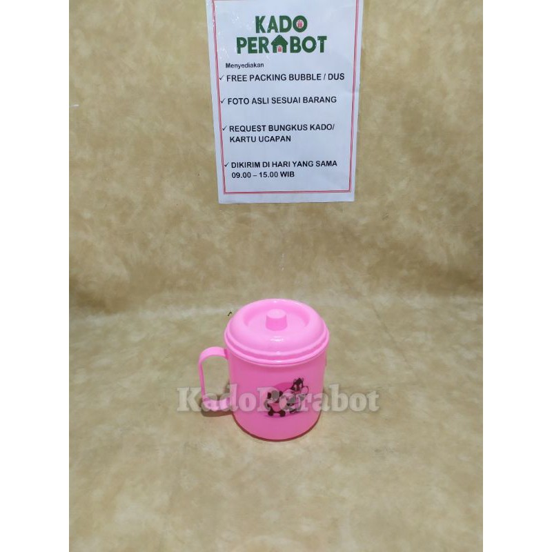 gelas mug warna plastik - mug plastik jumbo - cangkir plastik jumbo