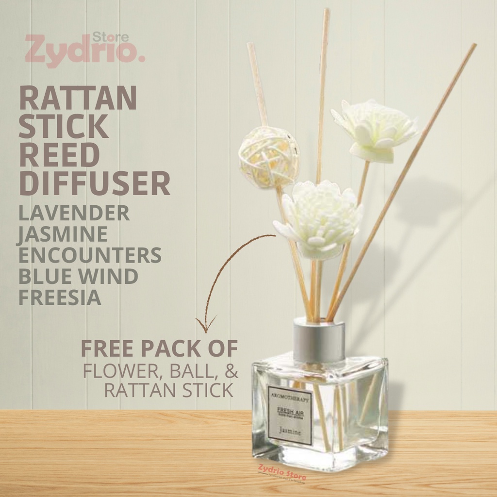 Difuser Pengharum Ruangan / Reed Diffuser Hampers Pengharum Stick Kayu