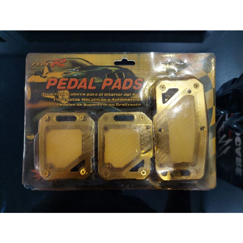 PEDAL PADS TYPE R MT BARU NOS NEW OLD STOCK AKSESORIS VARIASI MOBIL ANTIK RETRO VINTAGE CLASSIC