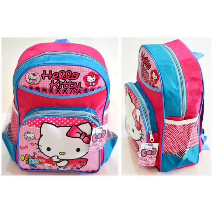 Tas Ransel anak sekolah TK karakter HELLO KITTY souvenir kado ultah