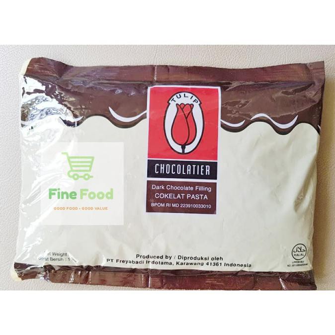 

TULIP Chocolate FIlling 1 kg - Coklat Filling CUCI GUDANG Kode 1078
