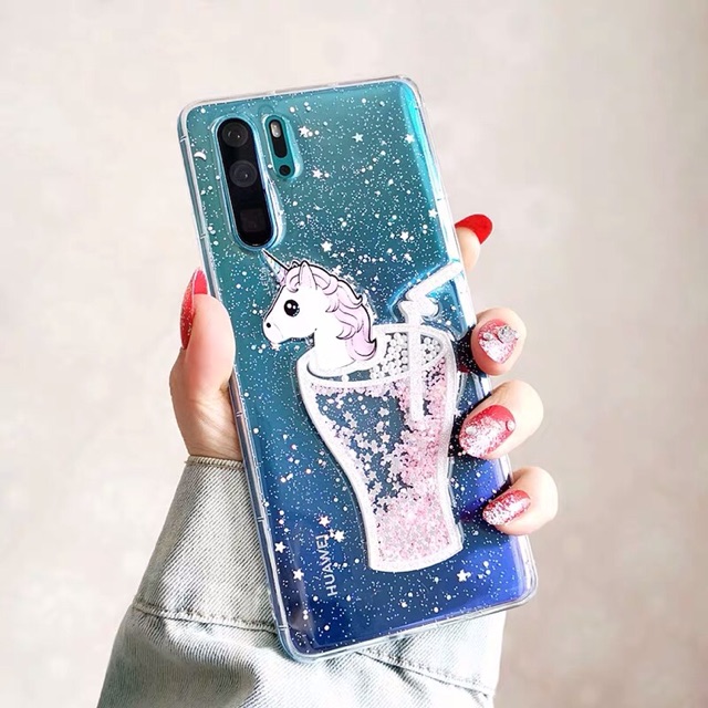 Unicorn Drink Case iPhone Oppo Vivo Xiaomi Samsung Realme M31 M21 A1k A21s A80 Note 20 9 8 5 6 redmi