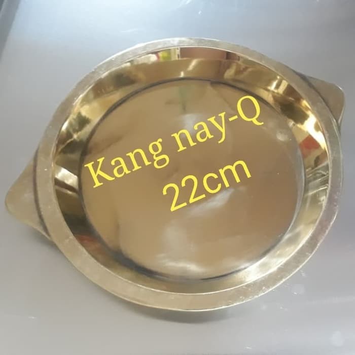 Cetakan/ Loyang Martabak Manis Bangka Terang bulan 22cm/Bahan Kuningan