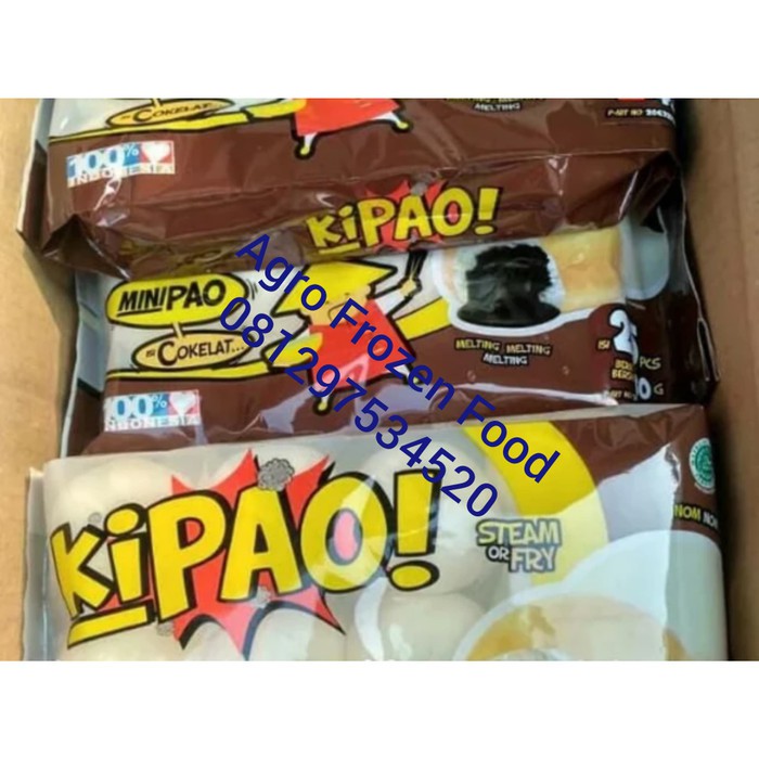 

kipao minipao coklat 430gr isi 25