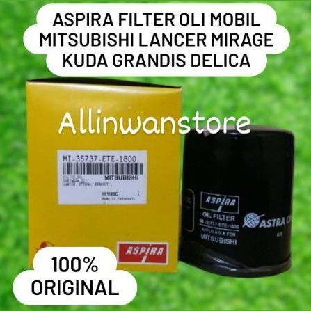 ASPIRA Filter Oli Mobil Mitsubishi Lancer Mirage Kuda Grandis Delica