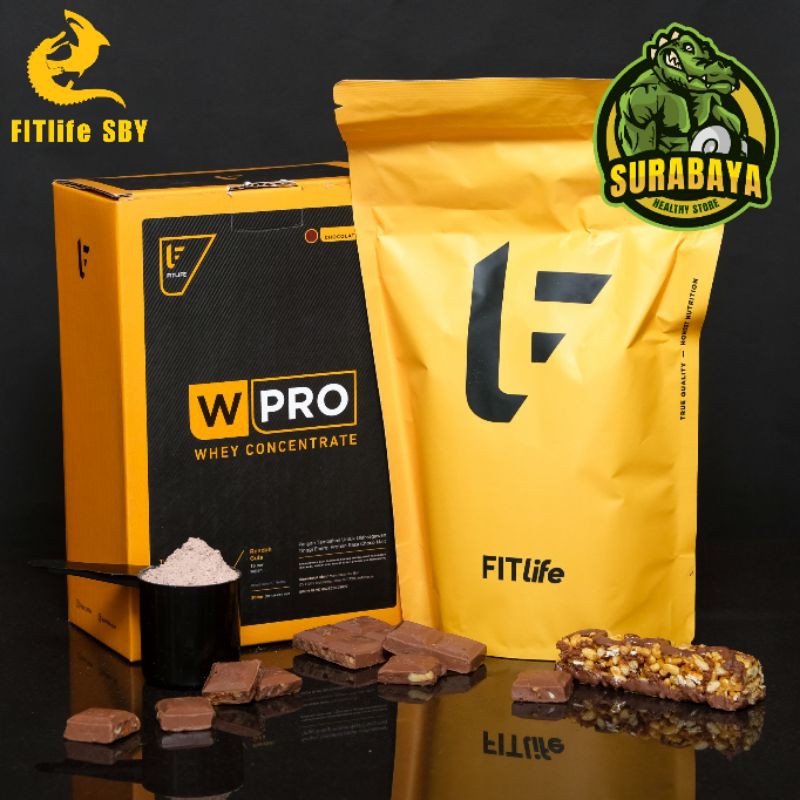 Fitlife Wpro Isolate 300 Gram 10 Serving Fitlife Whey Pro Protein Isolate Concentrate BPOM Halal MUI