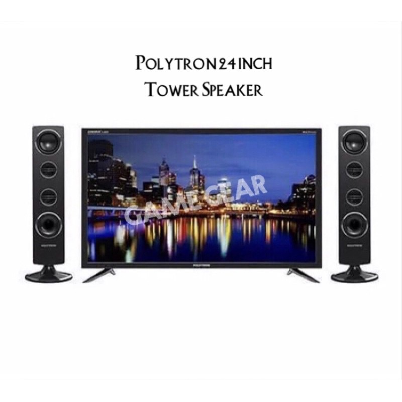 TV LED POLYTRON 24 INCH TOWER GARANSI RESMI