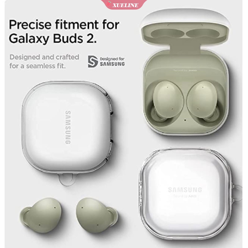 Casing Silikon Dengan Gantungan Kunci Untuk Galaxy Buds Live / Pro 2 Buds2