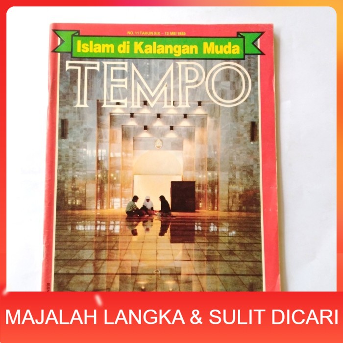 Majalah TEMPO No.11 Mei 1989 Cover ISLAM DI KALANGAN MUDA Langka