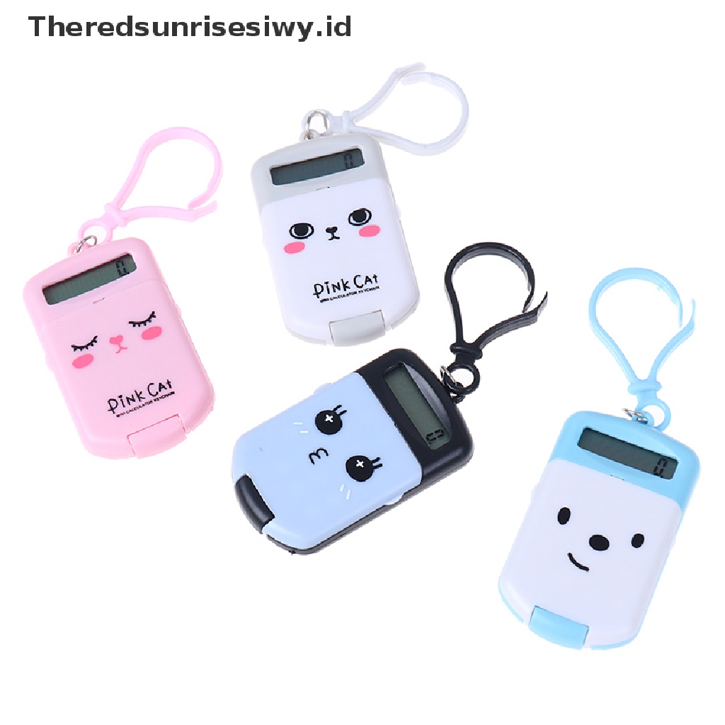(Theredsunrisesiwy.Id) Gantungan Kunci Kalkulator Saku Kantor Portable