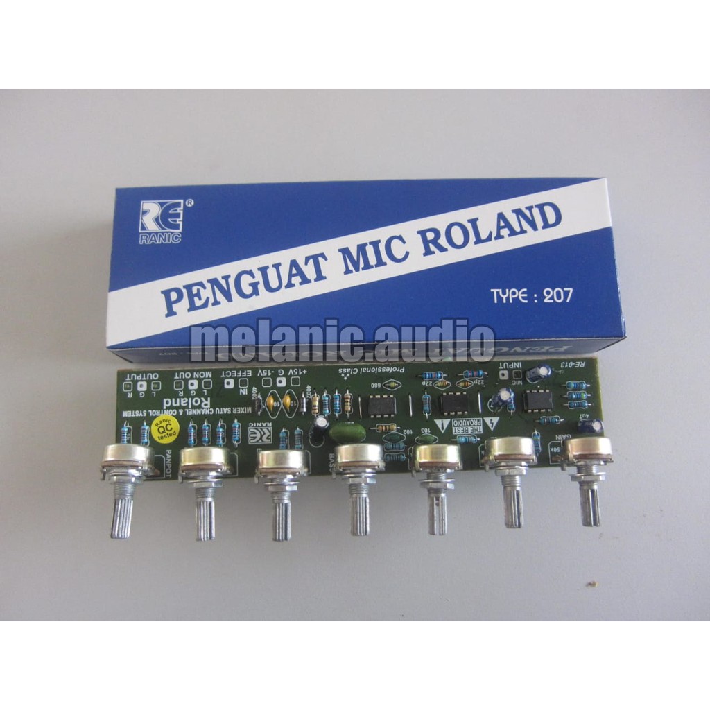 Kit Penguat Mic Roland Mixer Rolland