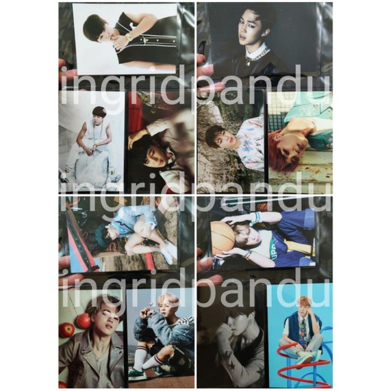 (TAKE ALL 12 PC) BTS POSTCARD ARMYPEDIA JIMIN