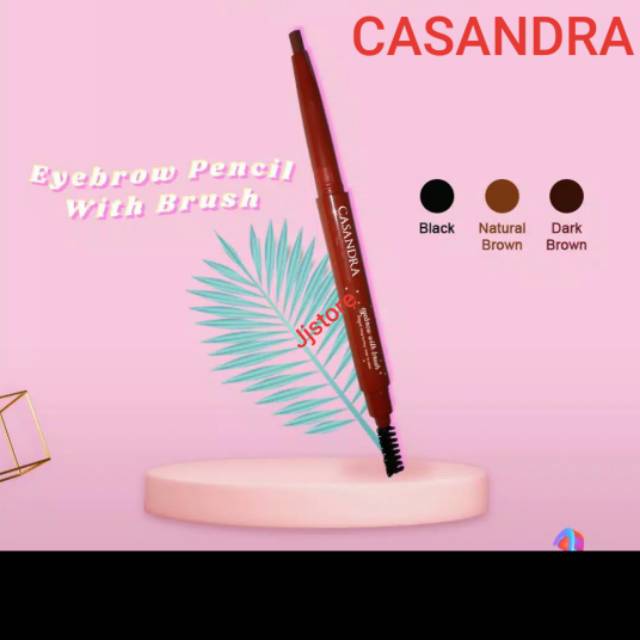 Pencil Alis Eyebrow With Brush CASANDRA