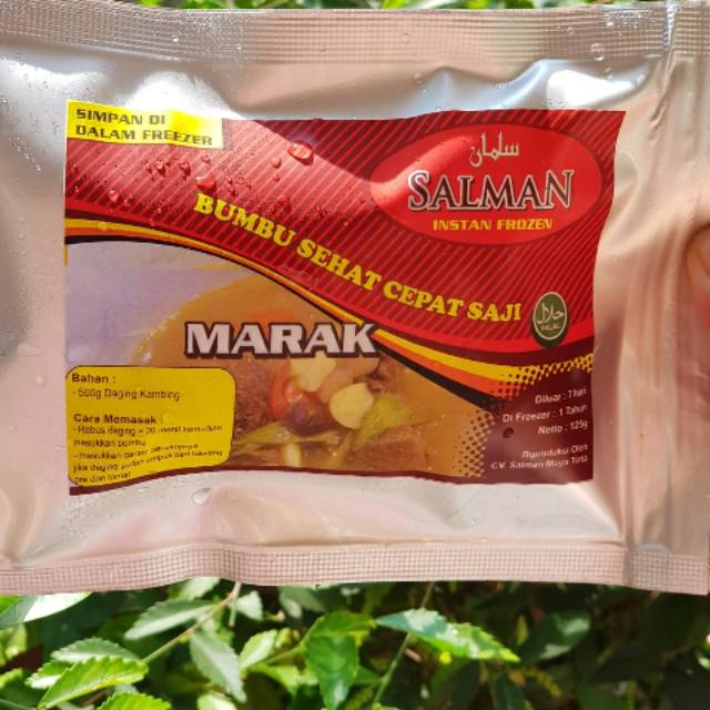 

bumbu MARAK dari bumbu instan salman sehat cepat saji