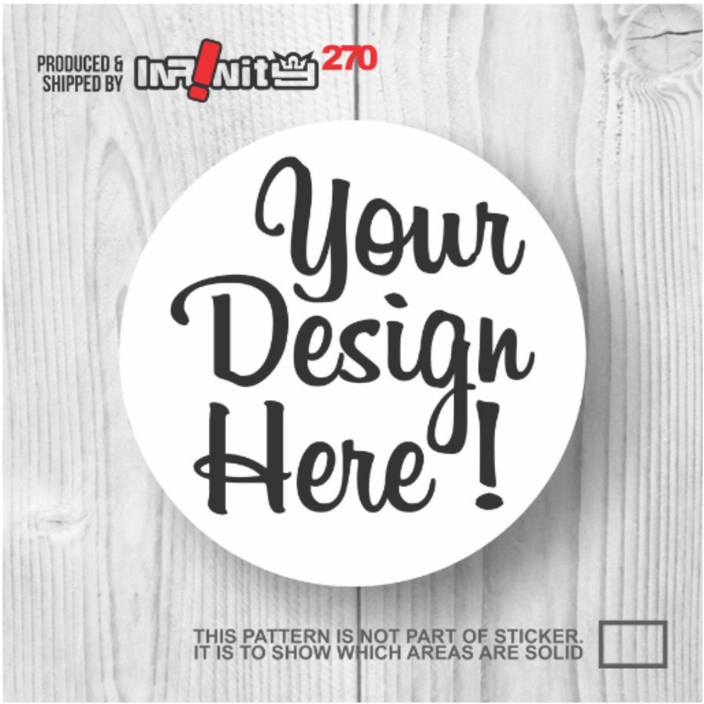 

custom label produk sticker kemasan custom kosmetik makanan A3
