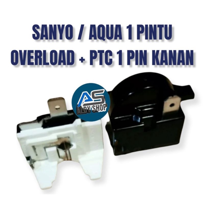 overload kulkas Aqua 1 pintu / PTC relay kulkas aqua