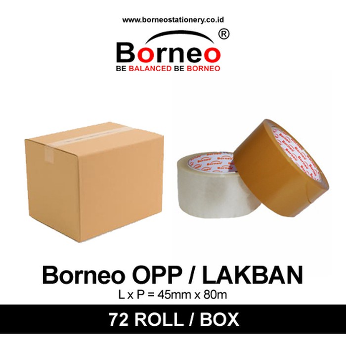 

LAKBAN BORNEO 2 INCH ISI 72/DUS